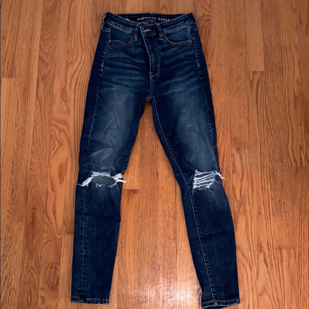 American eagle high waisted jeans